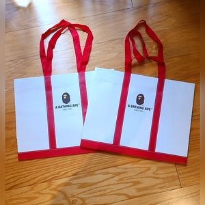 Bape 2 Shopping bags New